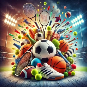 DALL·E 2024-11-06 16.41.12 - A vibrant, dynamic image summarizing the essence of DeporteTotal.ar, featuring elements from multiple sports like soccer, tennis, padel, basketball, a